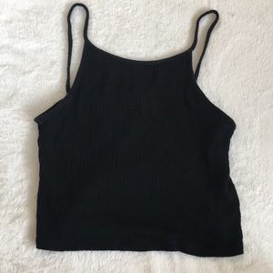 Brandy Melville black high neck tank top